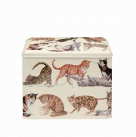 Cat Print Rectangular Tin By Emma Bridgewater